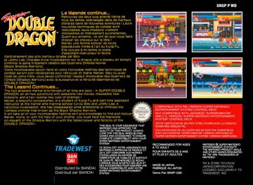 Super Double Dragon (Europe) (Beta) box cover back